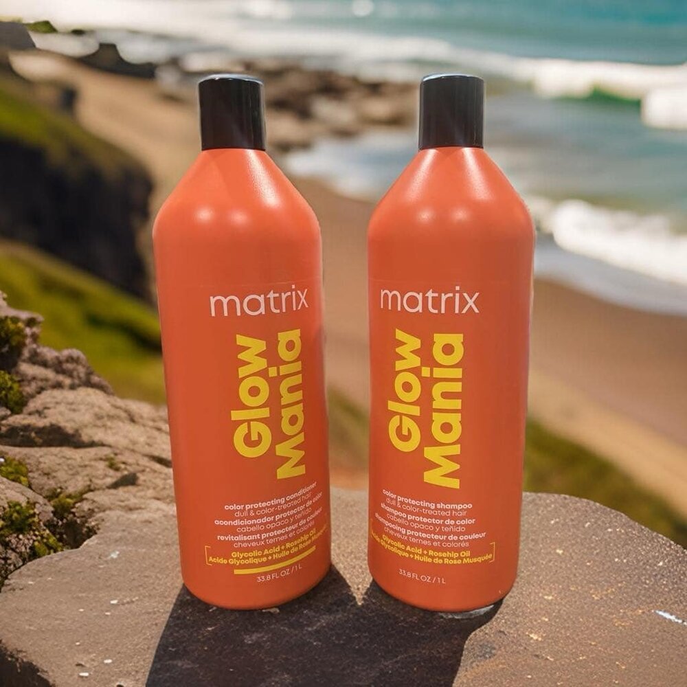 Matrix Glow Mania Color Protecting Shampoo Conditioner 33.8 oz